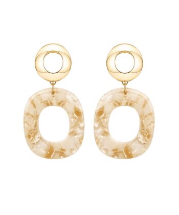 Ohrringe Acetat Aiwa - Nude