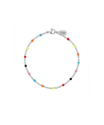 Armkette Dots Mixed Edelstahl Silber