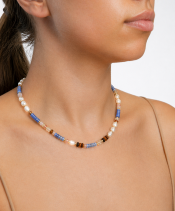 Halskette Choker Perlen Luise – Bild 3