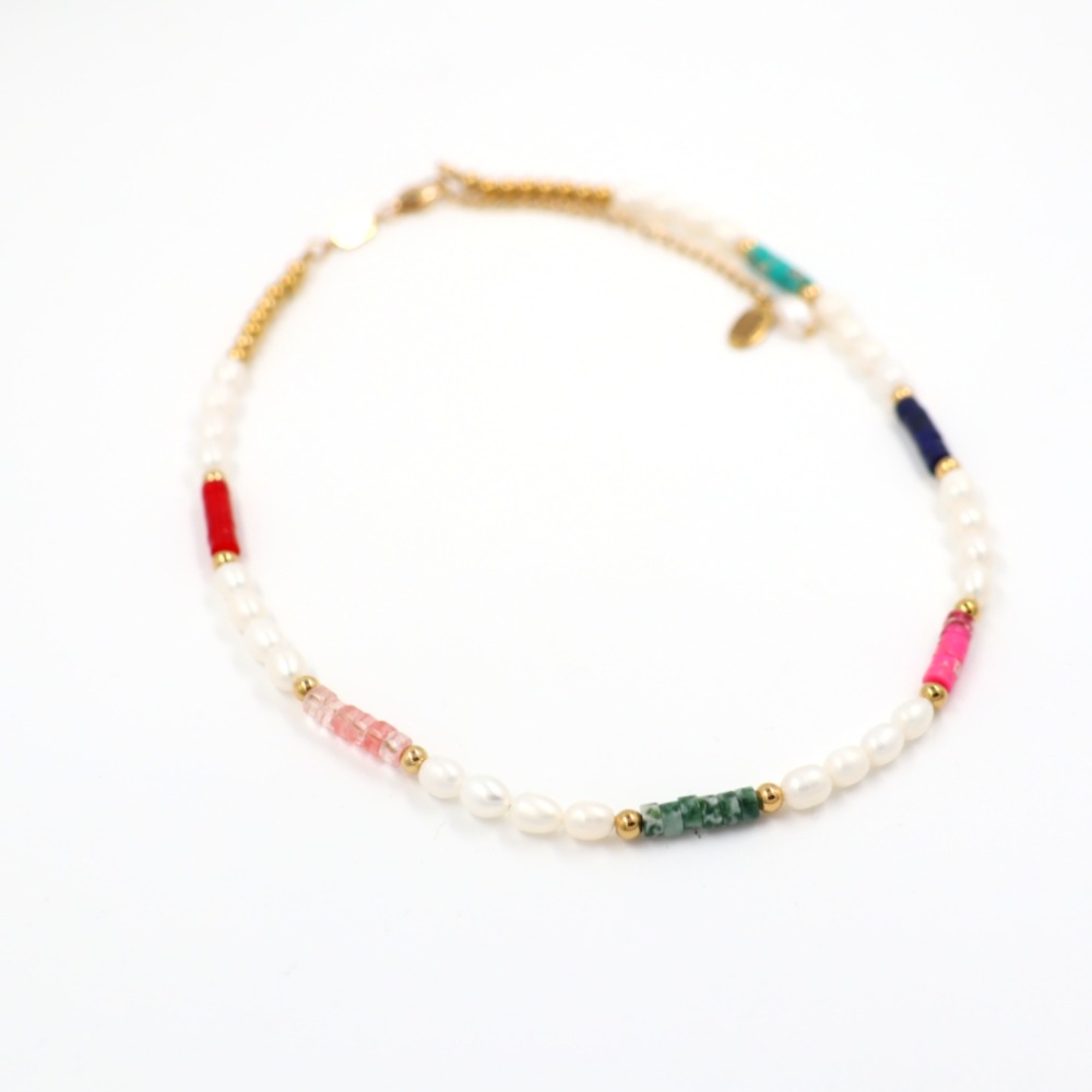 Halskette Choker Perlen Lotte