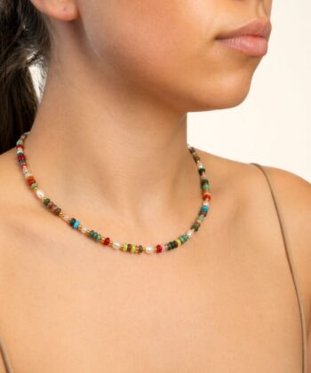 Halskette Choker Perlen Anika – Bild 3