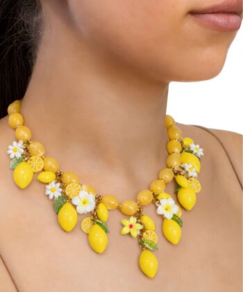Kette Edelstahl Lemons Gold – Bild 2