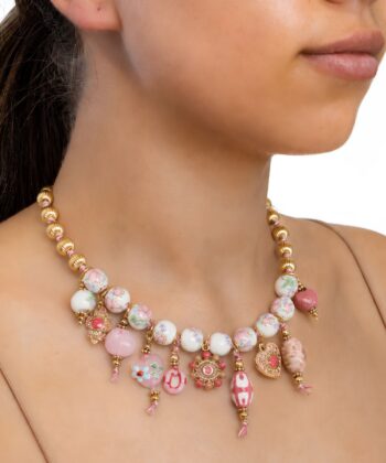 Kette Edelstahl Rosalie Gold – Bild 2
