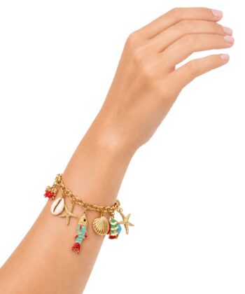 Armkette Edelstahl Sea World Gold – Bild 2