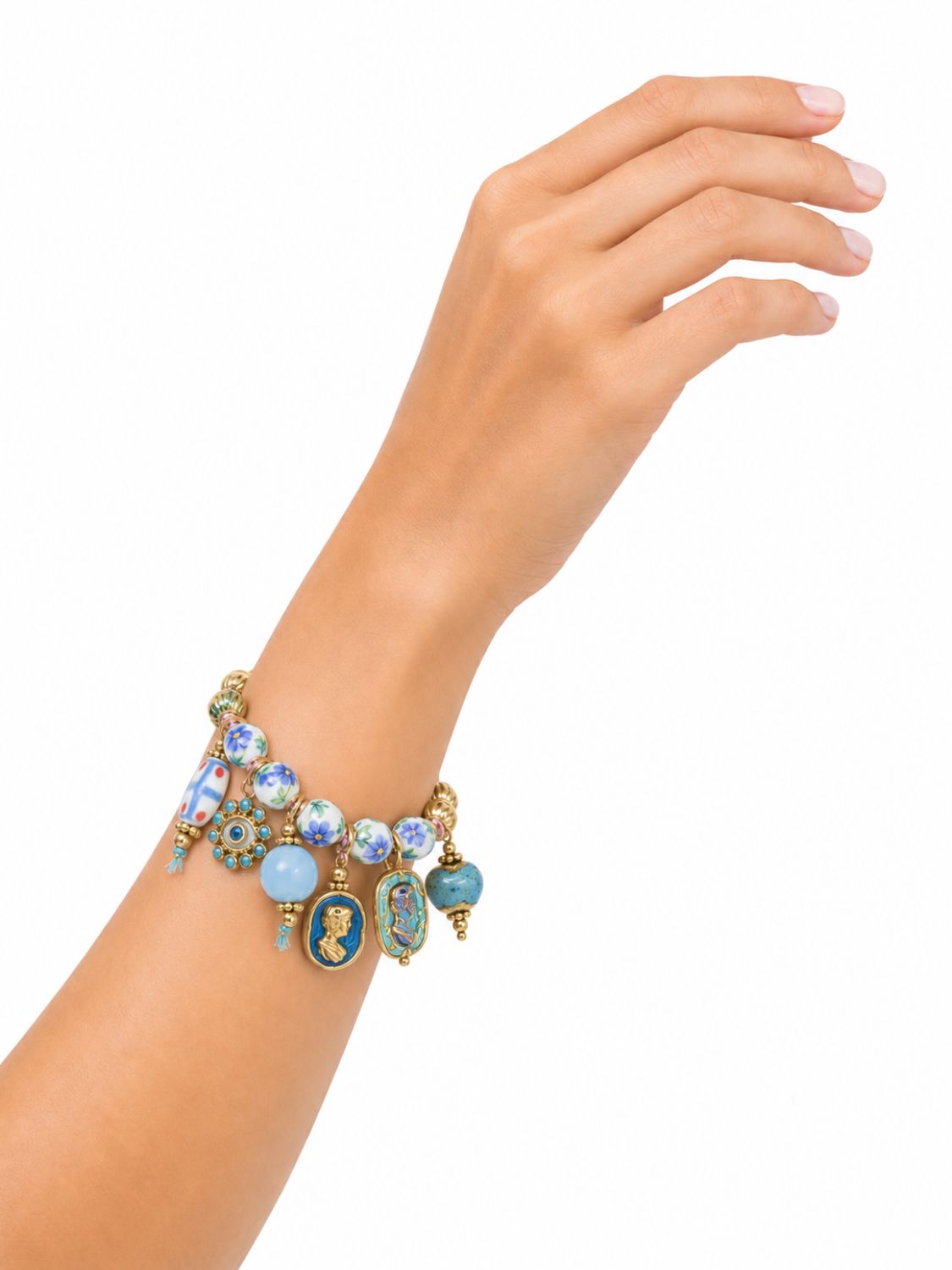 Armkette Edelstahl Bella Gold – Bild 2