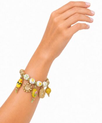 Armkette Edelstahl Cecilia Gold – Bild 2