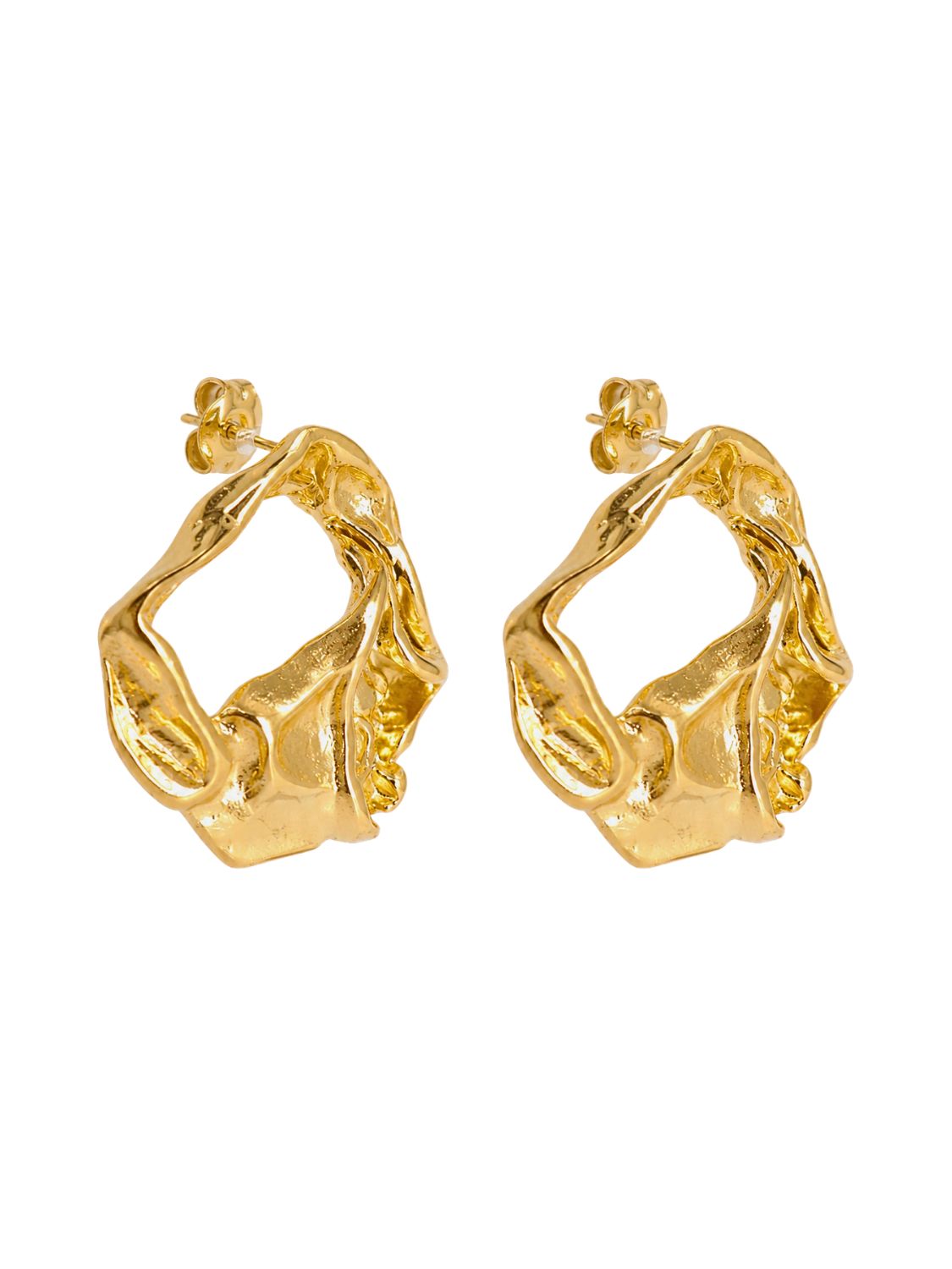 Ohrringe Penelope Edelstahl Gold – Bild 2