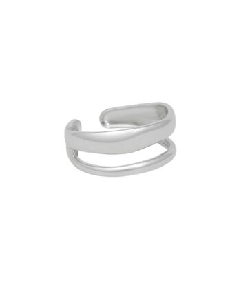 Ring Sway Edelstahl Silber