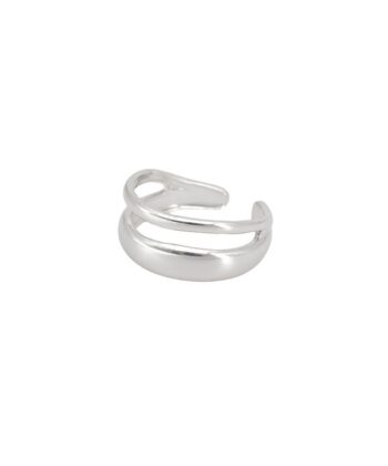 Ring Sway Edelstahl Silber – Bild 3