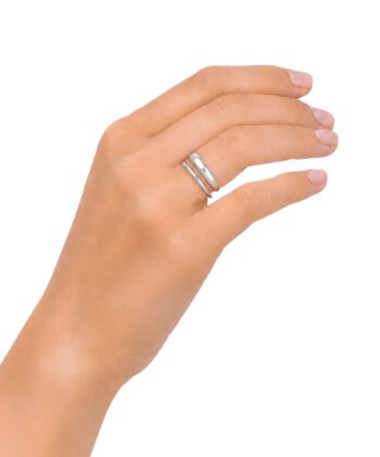 Ring Sway Edelstahl Silber – Bild 4
