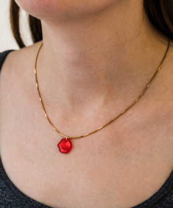 Kette Acetat Alice - Ruby Gold – Bild 3