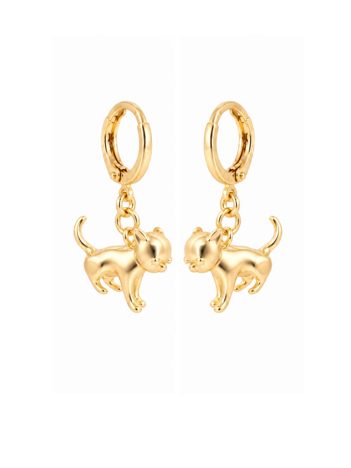 Ohrringe Pug Gold