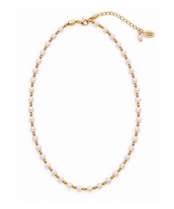 Kette Perlen Annelies Gold