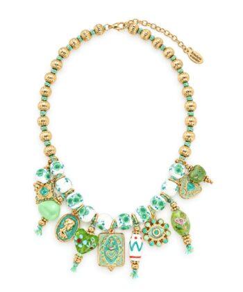 Kette Edelstahl Flora Gold