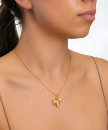 Kette Pug Gold – Bild 2