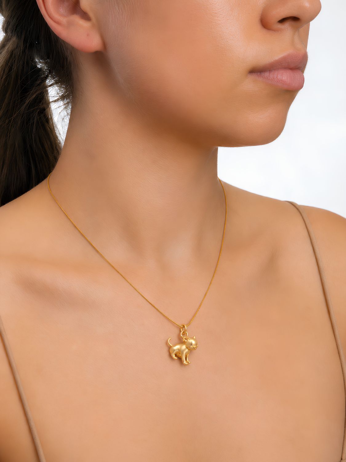 Kette Pug Gold – Bild 2