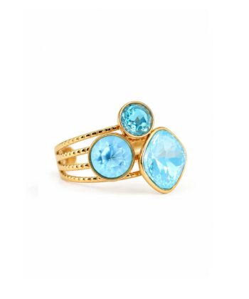Ring Triple Blue